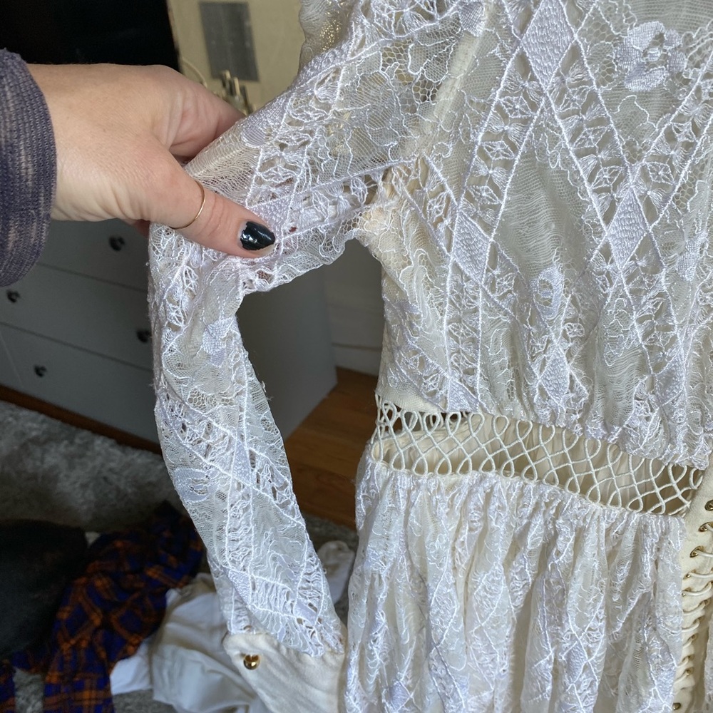 White Zimmerman dress
